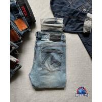ราคา Evisu INTERNATIONAL SKINNY NON SELVEDGE DENIM JEANS WITH LEATHER BACK POCKET ไม่ใช่ Iron Heart Momotaro (28278626624)