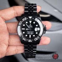 ราคา Seikomod Black PVD Darth Vader Edition in Submarine Model Jubilee Strap with Solid Black Case (24818917088)
