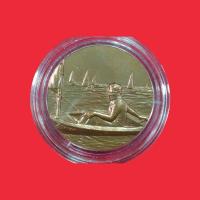ราคา เหรียญที่ระลึก Asian games ครั้งที่ 13 ที่ กรุงเทพ (เหรียญในหลวงทรงเรือใบ) (21969850682)