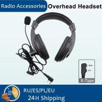 ราคา Walkie Talkie Ham Radio Headset For Kenwood Radio Baofeng UV-5R UV-13 UV-82 Quansheng UV-K5 UVK6 Headphone Mic PTT UV-17 (29216828202)