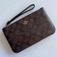ราคา Coach Large Wristlet In Signature Canvas #F58695 IMAA8 (4717411327)