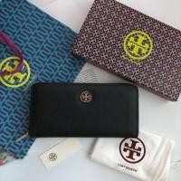 ราคา กระเป๋าสตางค์ใบยาว TORY BURCH LONG WALLET เปิด - ปิด กระเป๋าด้วยซิปรอบ (26584624075)