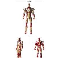 ราคา [ส่งฟรี] Avengers Iron man mk42 งาน Crazy Toys งาน PVC คุณภาพสูง สูง 30cm (9722665750)