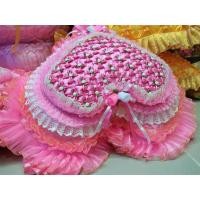 ราคา หมอนหัวใจ หมอนรองแขนรับไหว้ หมอนงานแต่ง หมอนหัวใจงานแต่ง หมอนรับไหว้งานแต่ง หมอนหัวใจสีชมพู ขนาด20นิ้ว (2641677131)