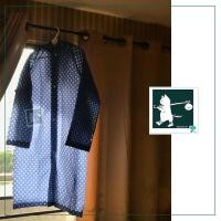 ราคา RINLIN เสื้อกันฝน แฟชั่น Polka Dot Blue Raincoat Waterproof ชุดกันฝน ลายจุด น่ารัก สไตล์ญี่ปุ่น แขนยาว หมวกฮู้ด น้ำเงิน (1258980593)