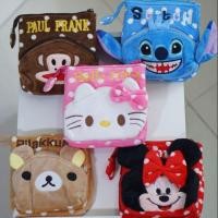 ราคา กระเป๋าสตางค์ลายการ์ตูน ผ้านิ่ม ใส่โทรศัพท์ ใส่กระเป๋าตังค์ได้ มีซิบบน ซิบหน้า (ซิบบนมี 2 ช่อง) (3730867394)