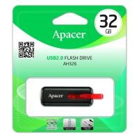 ราคา Apacer AH326 USB2.0 แฟลชไดร์ฟ 32GB สีดำ (Apacer AP32GAH326B-1) (7031741907)