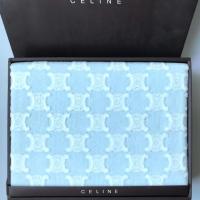 ราคา ผ้าห่ม CELINE BLUE MONOGRAM COTTON BLANKET แท้ (7115375008)