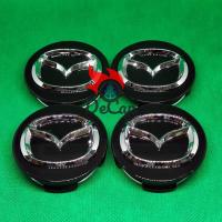 ราคา ฝาล้อแม็ก ฝาดุมล้อ Mazda 3 CX-3 CX-5 สีดำ/สีเงิน ขนาด 57 MM 4 ฝา (7371549583)