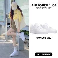 ราคา Nike ไนกี้ รองเท้าผ้าใบ รองเท้าลำลอง ผู้หญิง Air Force 1 07 White รหัส DD8959-100 (27060471891)