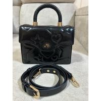 ราคา กระเป๋า jelly bunny สีดำ ถือได้ มีสายยาวสะพายข้างได้ (29209756823)