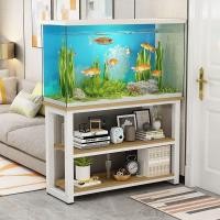 ราคา รับน้ำหนัก300กิโลกรัมตู้ตู้ปลาโต๊ะไม้ตู้ปลาชั้นวางบ้านพิพิธภัณฑ์สัตว์น้ำตู้กรอบด้านล่างโลหะยืน Akuarium (26319902297)