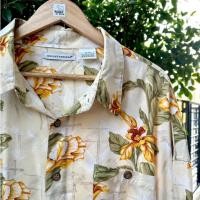 ราคา เสื้อฮาวายมือสอง Size 8XL (อก 62") แบรนด์ KNIGHTSBRIDGE - ผ้า Rayon เสื้อฮาวายหุ่นหมี (28721411363)