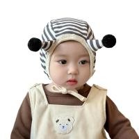 ราคา Hahaha หมวกเด็กน่ารักพร้อมเสาอากาศ Alike Designing เด็กวัยหัดเดินแฟชั่น Bonnet Caps (28434979720)