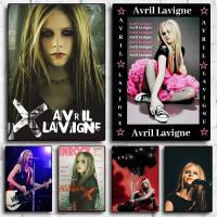 ราคา A-avril นักร้อง R-Ramona Lavigne โปสเตอร์ A3 ห้องนั่งเล่นในบ้านห้องนอนบาร์ความงามตกแต่ง (28433009573)