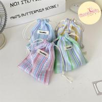 ราคา anastasia_66.shop กระเป๋าผ้า ใส่เหรียญ ใส่เครื่องสำอางค์ กระเป๋าผ้าอเนกประสงค์ แบบเชือกรูด พร้อมส่ง (40954240023)