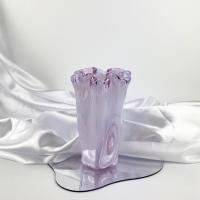 ราคา แจกันแก้วเป่า Lavender jelly vase (craft glass) (16287410236)