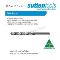 ราคา SuttonTools ดอกสว่านซัตตัน ดอกสว่านก้านกลม ดอกสว่านไฮสปีด ดอกสว่านเจาะเหล็ก สีขาว ขนาด 10.5 - 13.0 mm. (26732023596)