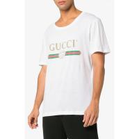 ราคา เสื้อยืด Gucci Vintage Logo Print (5155832411)
