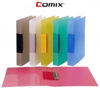 ราคา Comix A118 แฟ้มห่วง A4 2D 25มม แฟ้มเอกสาร แฟ็มเก็เอกสาร สีสัน 1ชิ้น แฟ้มพลาสติ แฟ้มสันห่วง 2สันห่วง (24321962820)