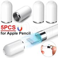 ราคา 1-5 ชิ้นสําหรับ Apple Pencil 1st Generation Magnetic Pencil Caps - ABS Stylus Pen Tip Protector - สําหรับ Apple Pencil Cap - อุปกรณ์เสริมปากกา - เปลี่ยนฝาครอบป้องกันสําหรับ IPencil (27757350908)