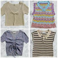 ราคา เสื้อครอป / เสื้อไหมพรมถัก (มือ 1, มือ 2) (18784787286)