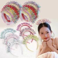 ราคา ที่คาดผม HAPPY Birthday ลายกิชเตอร์ ที่คาดผมแฮปปี้เบิร์ดเดย์ เลื่อมเพชร วันเกิด ตกแต่งวันเกิดเค้กวันเกิด ปาร์ตี้ (25441285217)