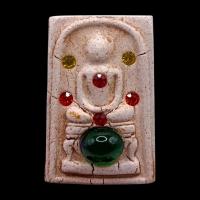 ราคา K563 พระสมเด็จ หลวงพ่อโต วัดระฆัง ฝังพลอย สวยงาม มวลสารแน่น พิมพ์คมชัด ขนาด 4x3 cm (26071021902)