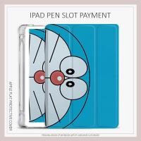 ราคา เคส ลายการ์ตูนโดราเอมอน พร้อมช่องใส่ปากกา สําหรับ ipad air1 2 3 4 5 ipad pro11 2022 gen10 10.2 gen 7 8 9 ipad mini 4 5 6 air7 gen11 mini7 (20385824172)
