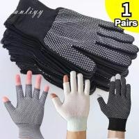 ราคา ส่งเร็วถุงมือไนล่อนแบบครึ่งนิ้วกันลื่นทนต่อการสึกหรอระบายอากาศได้ดีเหมาะกับสําหรับขี่จักรยานยนต์เล่นกีฬากลางแจ้ง-Ranliy (25731016681)