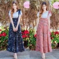 ราคา ชุดเซต2ชิ้น เอี๊ยมลายดอก (5056298550)