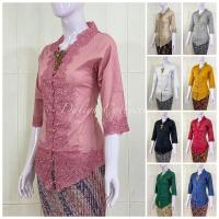 ราคา Katun ENCIM Kebaya Top-Top only-Daliyu ENCIM Kebaya 7/8 SLEEVES SENADA EMBROIDERY Cotton Stretch / Graduation Kebaya / SML XL (28666082767)