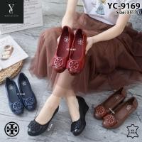 ราคา รองเท้าส้นเตารีด Tory burch 5cm 9169 หนังวัว 100% (26272916688)