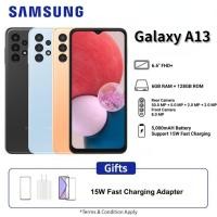 ราคา Samsung Galaxy A13 จอแสดงผล 6.6 นิ้วโปรเซสเซอร์ Octa-core 6GB RAM 128GB ROM 50MP Quad กล้องสมาร์ทโฟน (29570826390)
