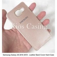 ราคา Samsung Galaxy A5 2016 A510F - Leather Back Cover Hard Case (ปลอกซอง) (43053821392)