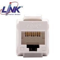 ราคา Link US-1006A ตัวเมีย CAT 6 RJ45 Slim White Modular Jack Unshield Color Changeable (24423302983)