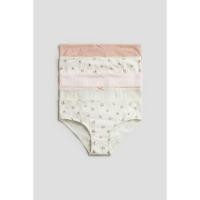 ราคา H&M(เอชแอนด์เอ็ม) แพ็ก 5 ชิ้น กางเกงในคอตตอน Girls 5-pack cotton briefs 1268629_2 (43004729713)