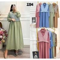 ราคา GAMIS VEST SALUR 3394 CRINGKEL AIRFLOW PREMIUM LATEST ผู้หญิง GAMIS (40155774706)