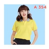 ราคา A354 เสื้อโปโล หญิง เข้ารูป Fly hawk สีเหลือง พร้อมส่ง (24964266923)
