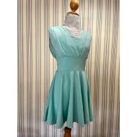 ราคา เดรสออกงานสั้น สีเขียวมิ้น (25508452141)