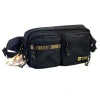 ราคา Chinatown leather กระเป๋าคาดเอว ผ้า ผู้ชาย สะพายหน้าอก ผ้า สีดำVolunteer (23121138031)
