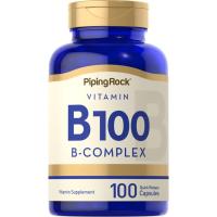 ราคา B-100 Vitamin B Complex (100แคปซูล) B100 วิตามินบีรวม (22686445862)