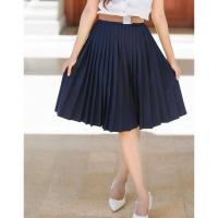 ราคา กระโปรงพลีท นักศึกษา Simple nisit สีกรมท่า ร้านนิสิต (40851806544)