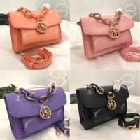 ราคา Pimmy กระเป๋าสะพาย มี 4 สี (ส้มพีช,ชมพู,ดำ,ม่วง) แฟชั่น แบรนด์ Pimmy แท้ 100% ค่า กระเป๋าสะพาย รหัส PP1253 (9334371120)