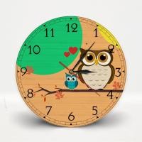 ราคา นาฬิกาแขวนเด็กนกฮูกการ์ตูนน่ารักไม่ซ้ําใครสําหรับตกแต่งของขวัญและของที่ระลึก (26132038352)