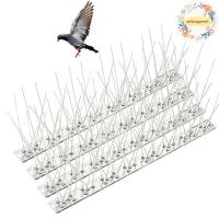 ราคา Pufanggreat สแตนเลส Pigeon Spikes bird Repeller Deterrent กับดัก Anti-bird Repellent Pest Control สวนระเบียง Thorn เล็บชุด TH (29574541983)