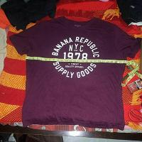 ราคา เสื้อ BANANA REPUBLIC SPELL OUT LOGO PIT 24 INCI LABUH 29 INCI (41952381134)