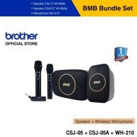 ราคา BMB Bundle Set] BMB CSJ-05 + CSJ-05A + WH-210 ชุดเซ็ตลำโพงพร้อมไมโครโฟนไร้สาย (26325787238)