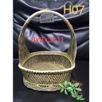 ราคา ตะกร้าสานทางมะพร้าวจิ๋วยายเม้าส์ (21642370973)