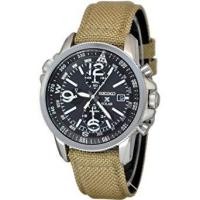ราคา SEIKO Prospex Solar Chronograph นาฬิกาข้อมือผู้ชาย สายผ้าร่ม รุ่น SSC293P1 (1326206388)